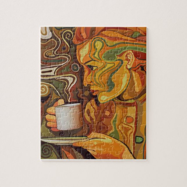 Kaffepussel med gift-box pussel (Vertikal)