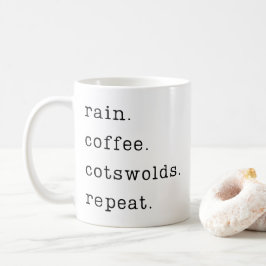 kafferegnskogar upprepa kaffemugg
