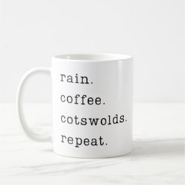 kafferegnskogar upprepa kaffemugg