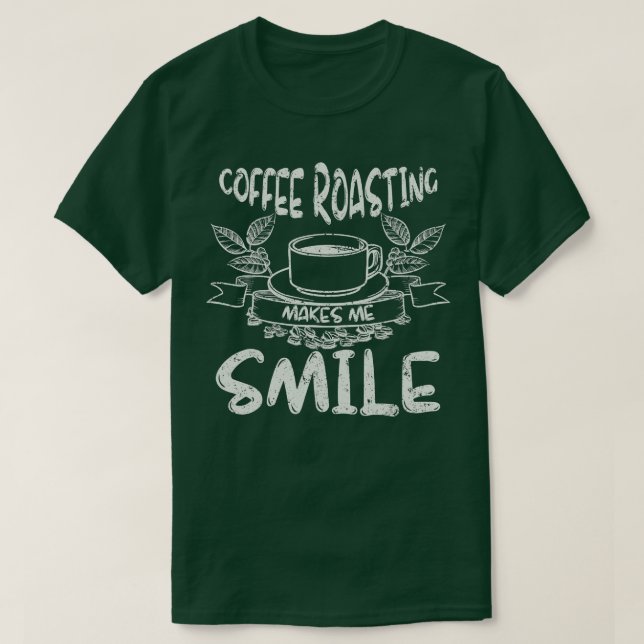 Kafferostning gör att jag får en liten rostergiffe t shirt (Design framsida)