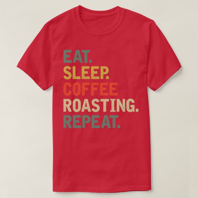 Kafferostning T Shirt (Design framsida)