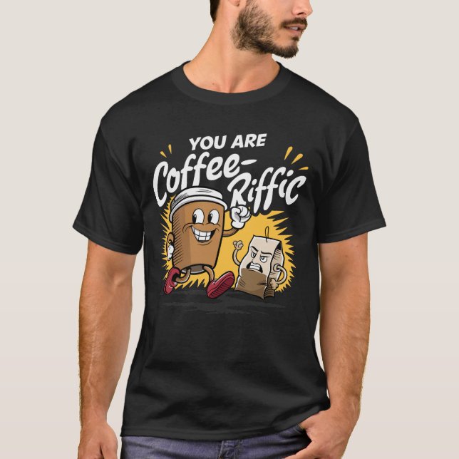 Kafferrifik T-Shirt | Funny Coffee Lover Gift (Framsida)