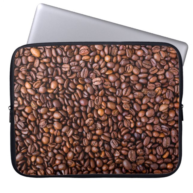 Kaffesbröd i struktur mönster laptop fodral (Framsidan)