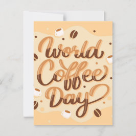 Kaffesdagen i internationell vykort