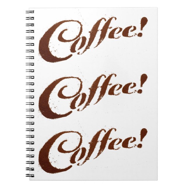 Kaffesedimentkaffe - Anteckningsbok (Framsidan)