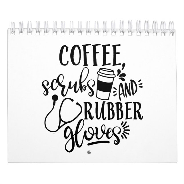 Kaffeservon och gummihandskar av fruktnyttigt näri kalender (Omslag)