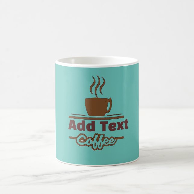 Kaffeskylt, lägg till namn kaffemugg (Center)