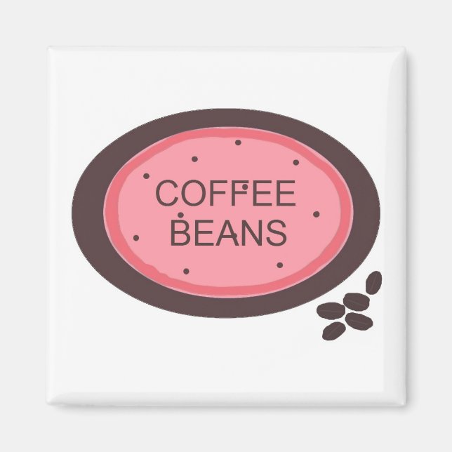 Kaffeskylt Magnet (Framsidan)