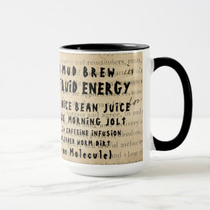 KAFFESLANGNAMN FÖR KAFFE PÅ GAMMAL GÄRNING FÖR MUGG