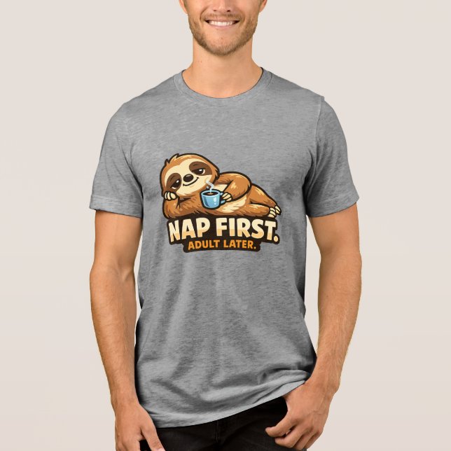 Kaffesloth - Critter Kingdom T Shirt (Framsida)