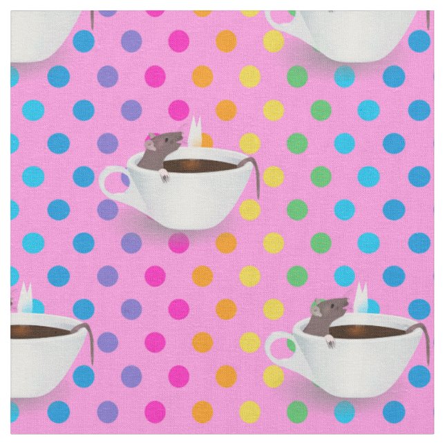 kaffesmun tyg (Närbild)