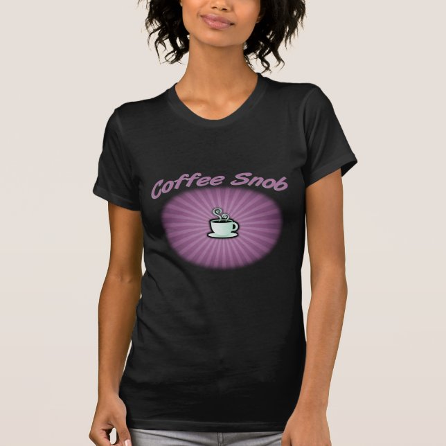 Kaffesnobb Tee Shirt (Framsida)