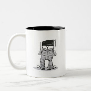 Kaffespricka Två-Tonad Mugg