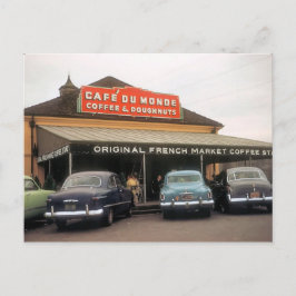 Kaffeställ, nytt Orleans-kort Vykort