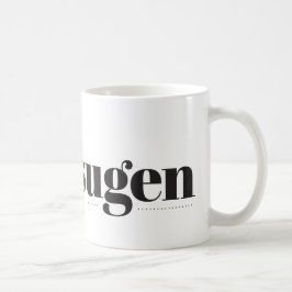Kaffesugen Black and White Coffee Mugg
