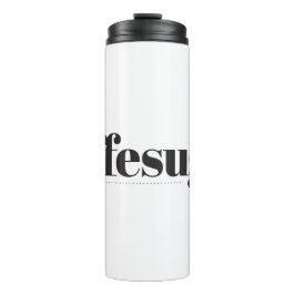 Kaffesugen Black and White Thermal Tumbler