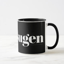 Kaffesugen Black Mugg