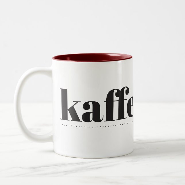Kaffesugen tvåtonskaffe Mugg (Vänster)