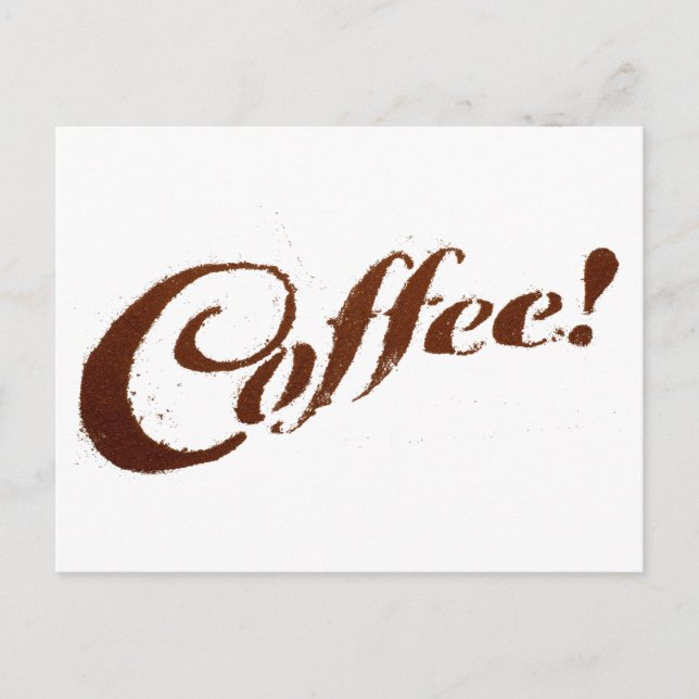 Kaffesumpkaffe - vykort (Framsida)