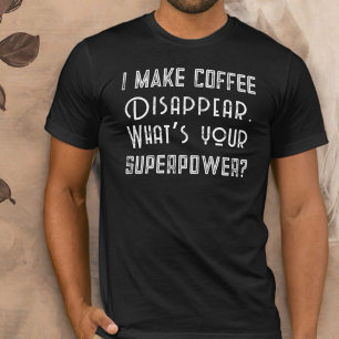 Kaffesupermakt, anpassningsbar av lustiga citattec t shirt