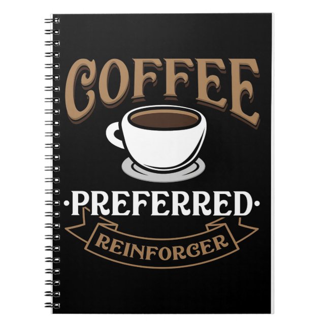 Kaffet Älskare är min föredragna förstärkare Anteckningsbok (Framsidan)
