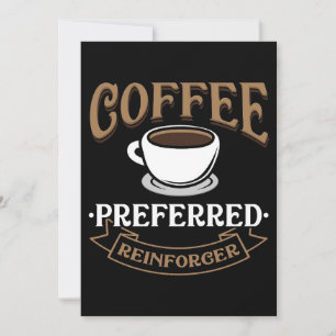 Kaffet Älskare är min föredragna förstärkare Tack Kort