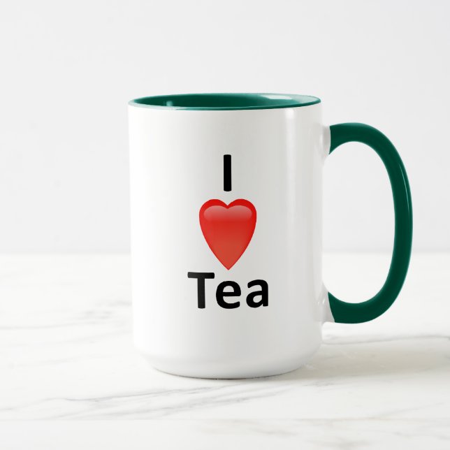 Kaffet är Alien för mig/ I Kärlek Tea Mugg (Höger)