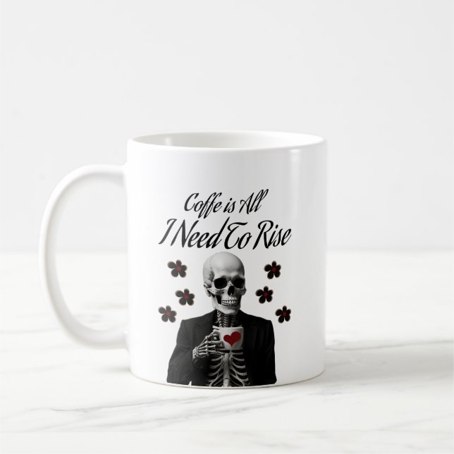 Kaffet är allt jag behöver stiga upp kaffemugg (Vänster)