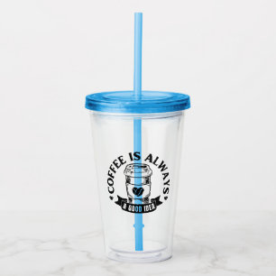 Kaffet är alltid en bra idé take away mugg