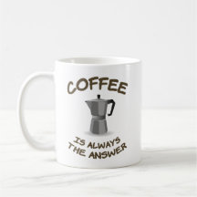 Kaffet är alltid svaret