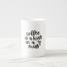 Kaffet är en kram i en mugg Roligt kaffelöskare-ci