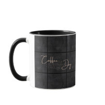 Kaffet är ett flytande mod till ansikte.