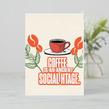 Kaffet är ett kulturarv i social