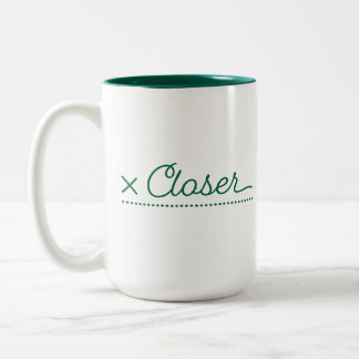 Kaffet är för closers Två-Tonad mugg