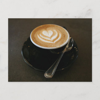 Kaffet är kärlek - vykort