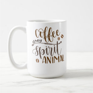 Kaffet Är Min Andliga Varelse Kaffemugg
