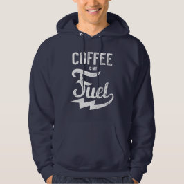 Kaffet Är Min Bränsle Tröja Med Luva