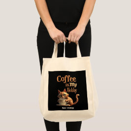 Kaffet Är Min Hobby En Blandning Av Passion Och Ko Tygkasse