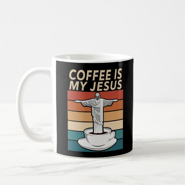 Kaffet är min Jesus Kaffemugg (Vänster)