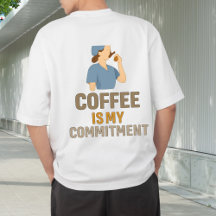 Kaffet Är Min Lojalitets Sykeplejerska T-Shirt