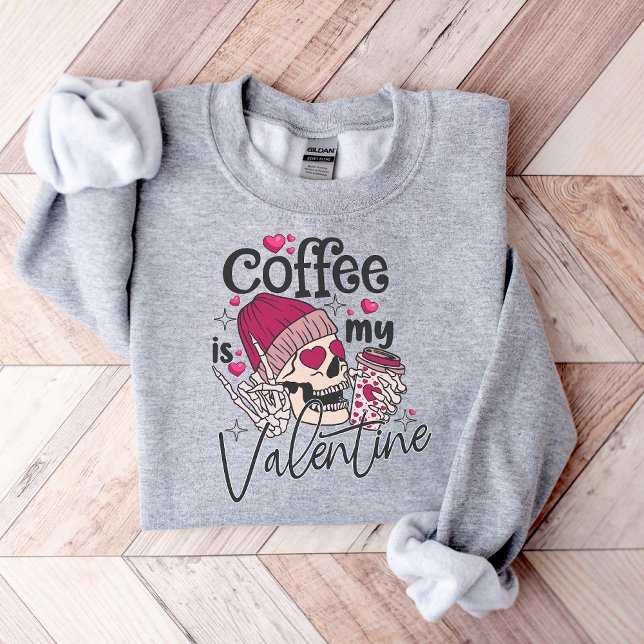Kaffet är min Valentine, valentins kaffe älskare T Shirt (Skapare uppladdad)