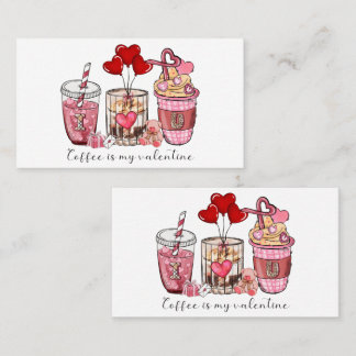 Kaffet är min Valentine Visitkort