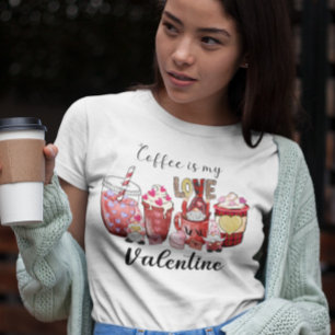Kaffet är mina hjärtans hjärtan t shirt