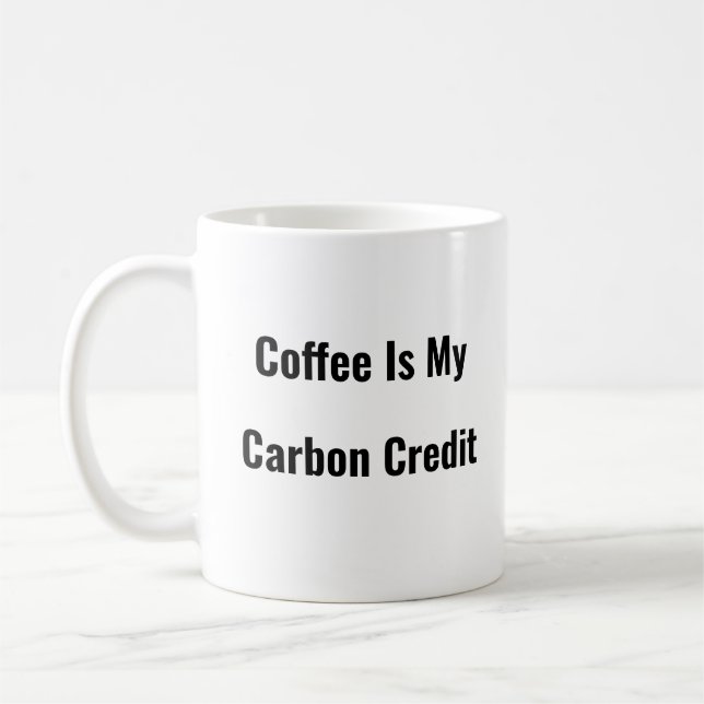 Kaffet är mitt kolkaffe Kredit mugg (Vänster)