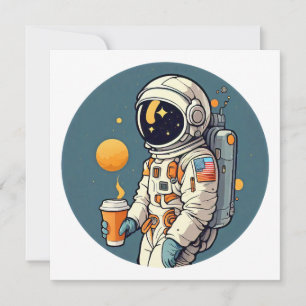 Kaffet är UTANFÖR DENNA VÄRLDEN astronaut rymdreso Kort