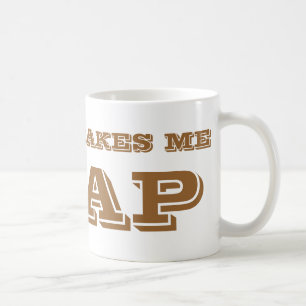 Kaffet får mig att bajsa. kaffemugg