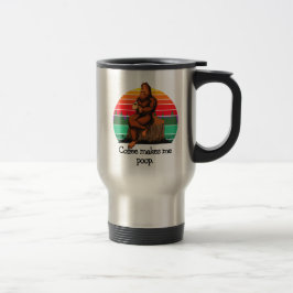 Kaffet Får Mig Att Skita Bigfoot Sasquatch Rolig 1 Resemugg