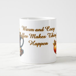 Kaffet Får Saker Att Hända Jumbo Mugg