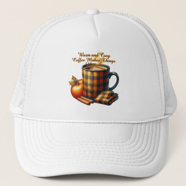 Kaffet Får Saker Att Hända Keps (Framsida)