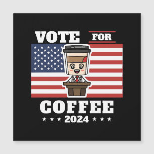 Kaffet för president, rösta på kaffe